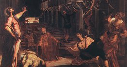 Tintoretto: Szent Márk holttestének megtalálása (1562 körül, manierizmus)