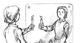 Fényvisszaverődés síktükörről