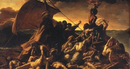 Géricault: A Medúza tutaja (1819, romantika)