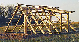 Veremház készítésének folyamata – 1