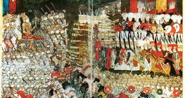 A mohácsi csata török ábrázolása