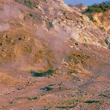 Sulphurous gases at the Solfatara crater