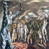 El Greco: Otvaranje petog pečata (1608-1614, Manirizam)