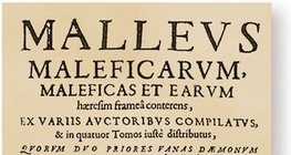 Boszorkányokkal foglalkozó „szakkönyv” címoldala