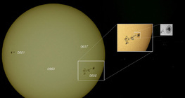 Napfoltokkal tarkított napfelszín