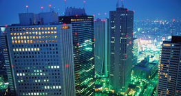 Tokiói felhőkarcolók