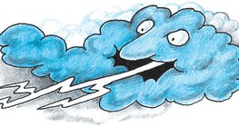 Villámot hányó felhő