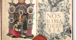 Mária Terézia oktatásügyi rendeletének, a Ratio Educationisnak egy példánya