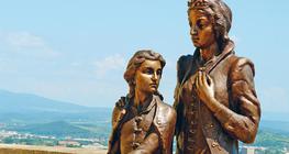 Rákóczi fejedelem az édesanyjával