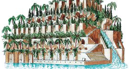 Szemiramisz függőkertje (Kr. e. 6. század, Mezopotámia)