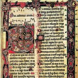 An ornate codex page