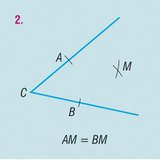 Drawing an angle bisector