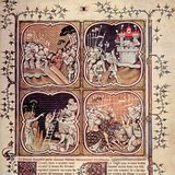 An ornate codex page