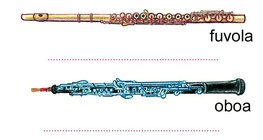 Fúvósok – fuvola, oboa, klarinét