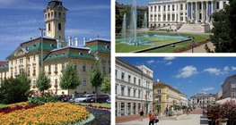 A szegedi városháza · A Móra Ferenc Múzeum · A Klauzál tér