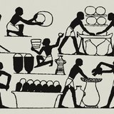 Bread-making (Egyptian tomb painting)