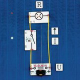 En enkel krets med symboler og fysiske tall