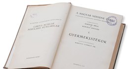 A magyar népzene tára belső címoldala