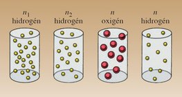 Egyenlő térfogatú tartályban különböző számú és méretű részecskék is lehetnek