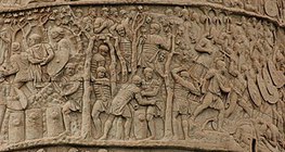 Traianus oszlopa (részlet)