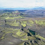 Series of volcanoes in Iceland