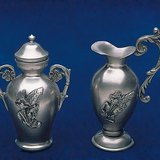 Pewter jugs