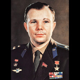Yuri Gagarin, the first man in space