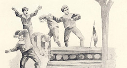 Illusztráció a Pál utcai fiúk első kiadásából