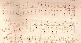 A Himnusz kottájának eredeti kézirata