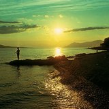 Tengerparti naplemente