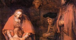 Rembrandt: A tékozló fiú hazatérése (1669 körül, barokk)