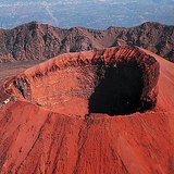The central cone of Vesuvius, Italy