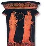 Musicians on a Greek vase