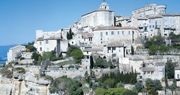 Középkori város Dél-Franciaországban