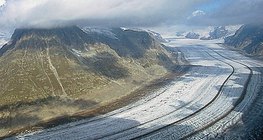 Gleccser az Alpokban