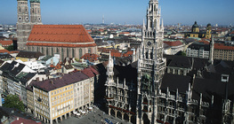 A müncheni Marienplatz