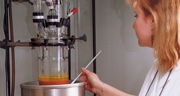 A Chinoin laboratóriumában