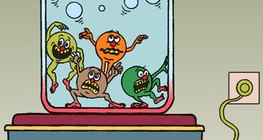 Az élénkebb részecskemozgást magasabb hőmérséklet jelzi