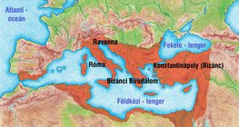 A Bizánci Birodalom a 6. században, Justinianus uralkodása idején