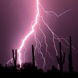 Lightning is a sudden electrostatic discharge