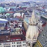 View of Vienna from the tower of St Stephen's Cathedral