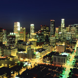 洛杉磯市中心的夜景