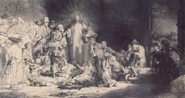 Rembrandt: A kisdedeket Jézushoz viszik (1647–1649, barokk)