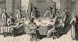A karlócai béketárgyalásokról készült metszet