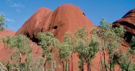 Az Olgák sziklatömbjei az Ausztrál-ősmasszívumon