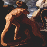 Francisco de Zurbarán: Hercules Fighting with the Nemean Lion