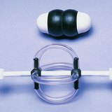 Space-filling and ball-and-stick models of an acetylene molecule