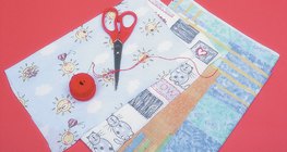 Textilkép készítése – 1. lépés