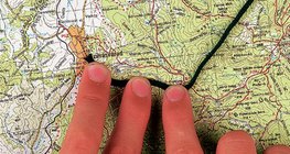 Távolságmérés vonalas mértékkel