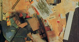 Schwitters: A térbeli növekedés képe (kollázs,1920 körül)